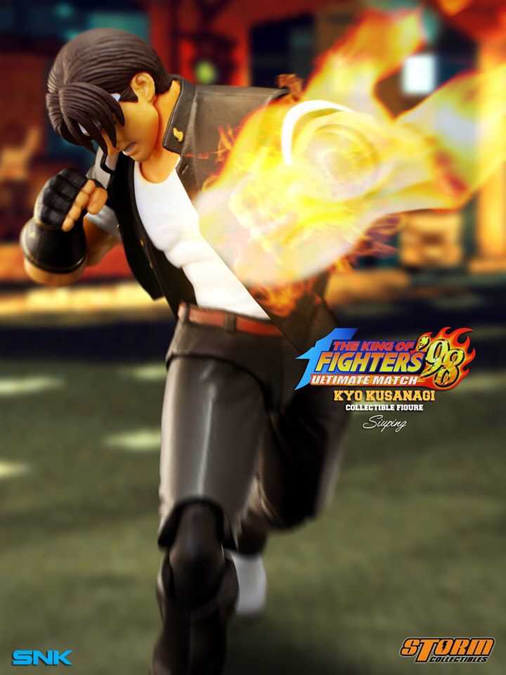 Street Fighter Kyo Kusanagi KOF King Of Fighters 6 Figure Storm