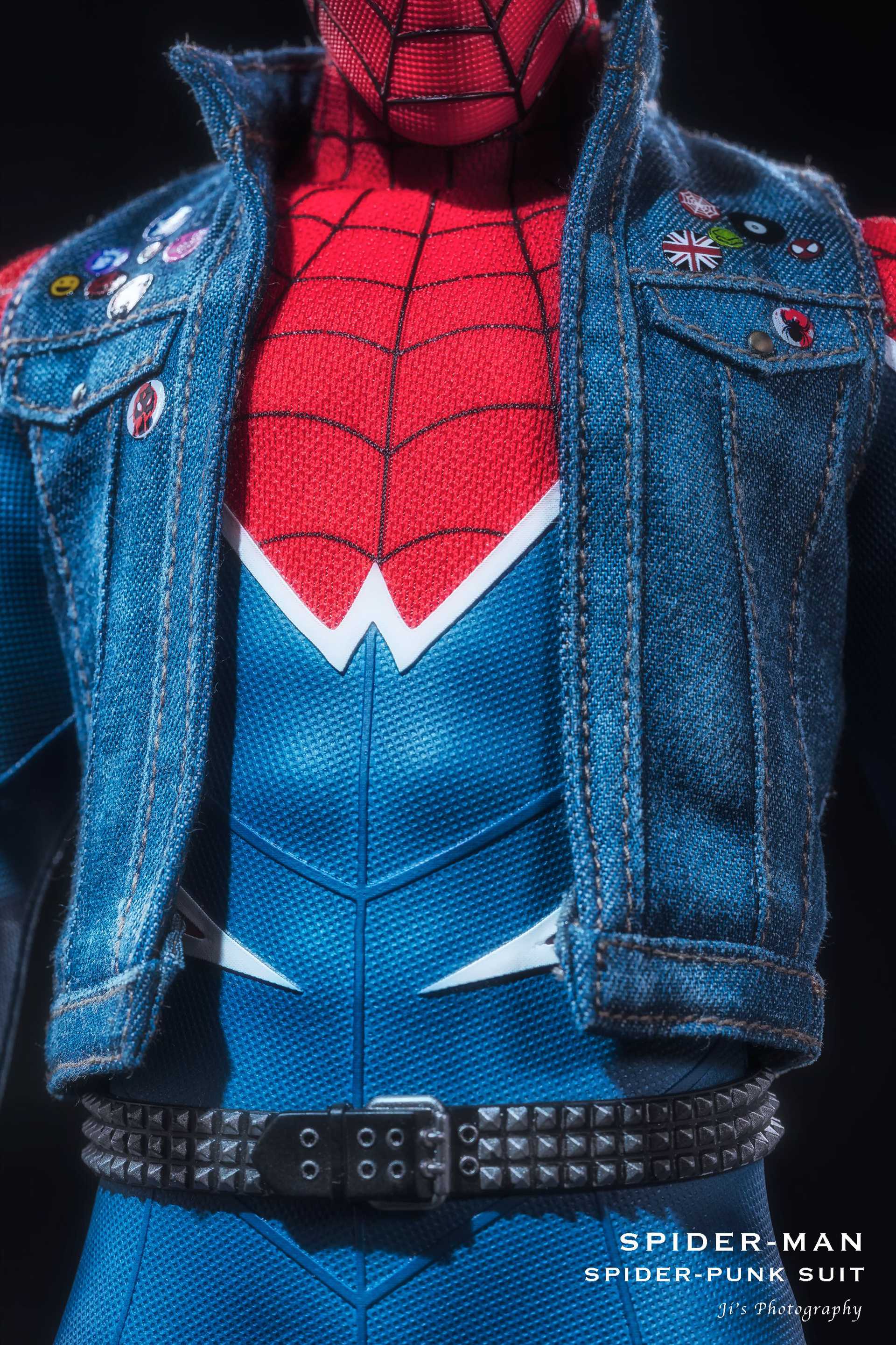 Spider Punk Jacket  Spider Punk Spiderman Denim Vest