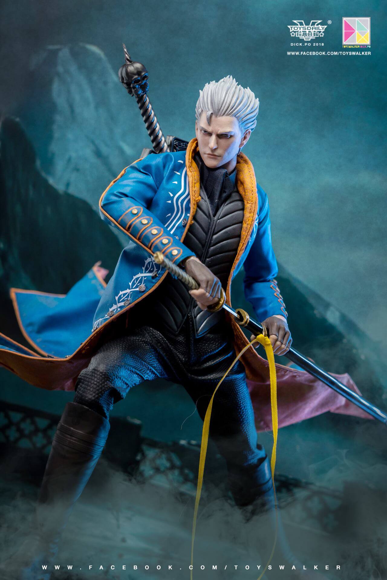 1/12 Scale Devil May Cry Vergil Chair Model For 6 Action Figure