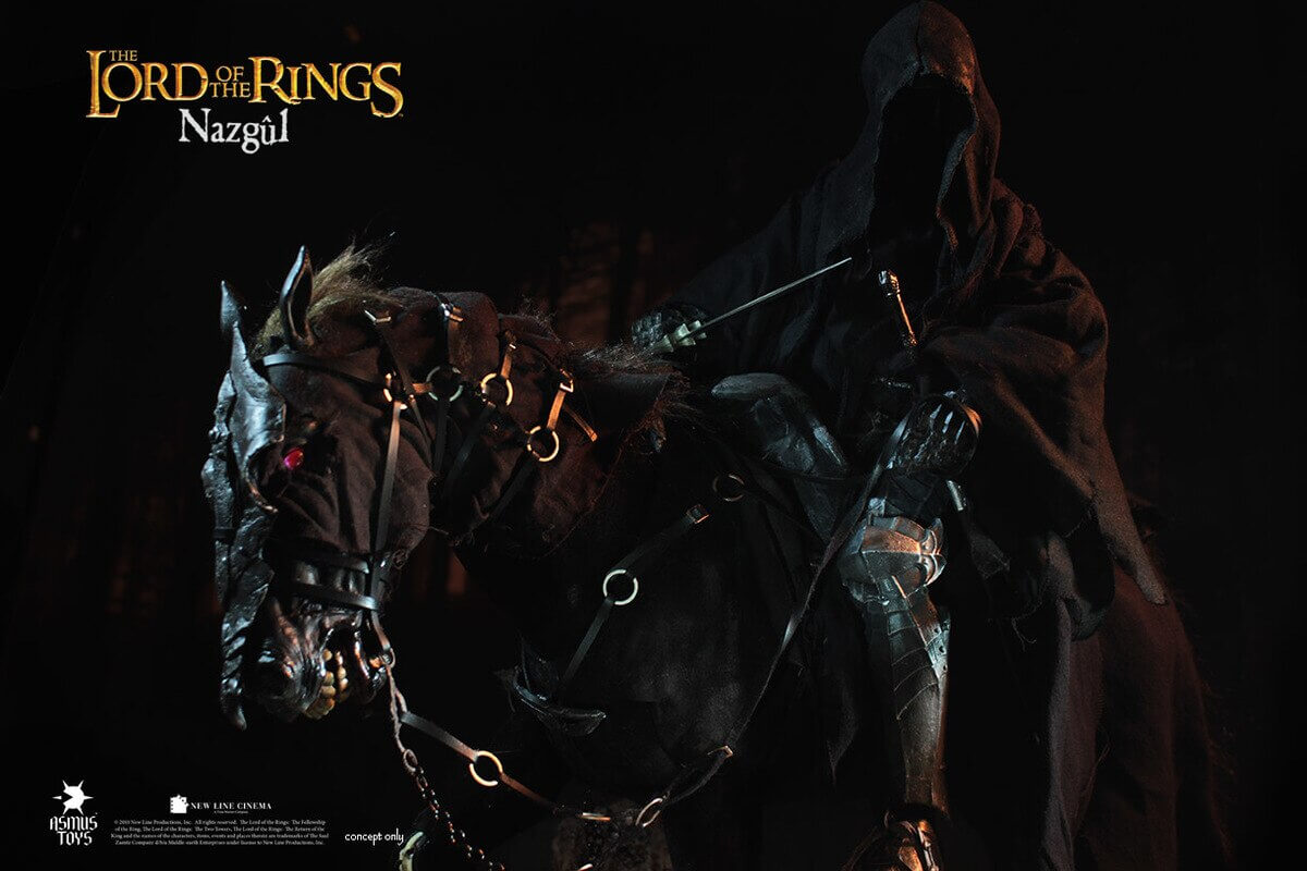 asumus toys nazgul &amp; steed二体セット Asmus Nazgul and steed review - YouTube