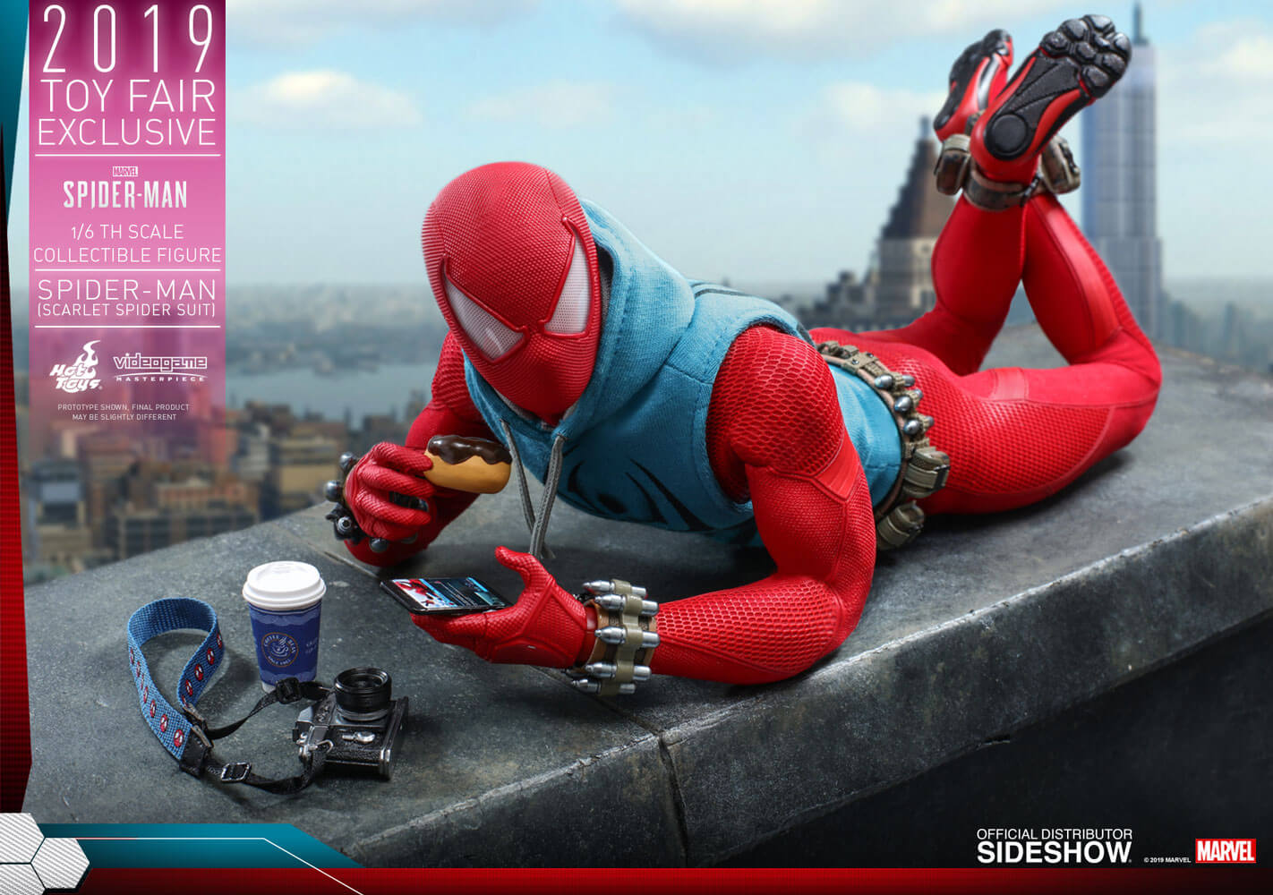 Hot Toys Marvel's Spider-Man VGM34 Spider-Man (Scarlet Hot Toys Marvel's Spider-Man VGM34 Spider-Man (Scarlet